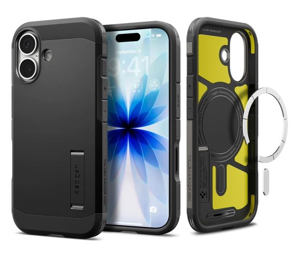 Spigen Tough Armor ”T” Mag Magsafe do Iphone 17 Black - 1359884 - zdjęcie